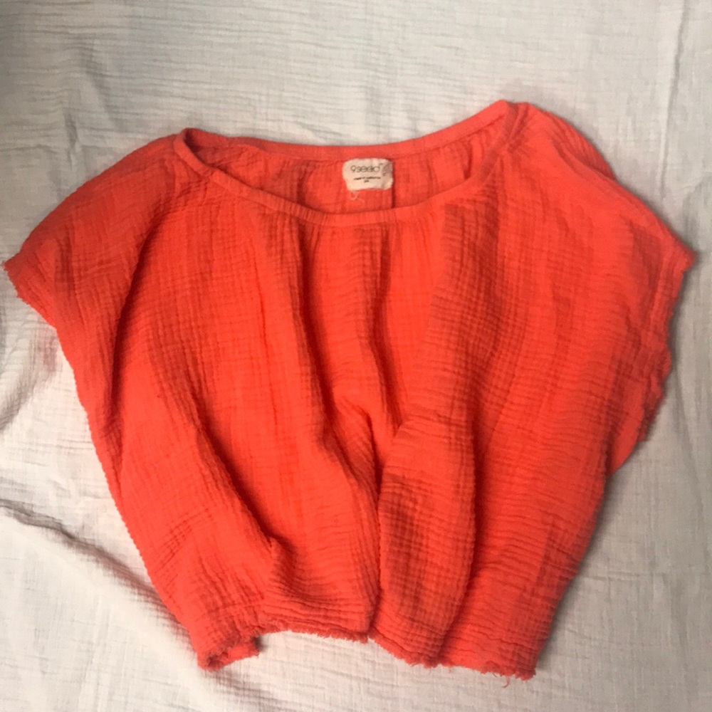 9 Seed cotton gauze Top